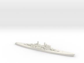1/1800 Scale HMS Vanguard in White Natural Versatile Plastic