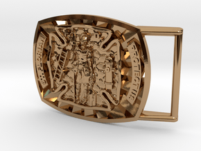 St. Florian Buckle in Polished Brass