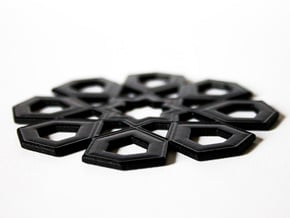 Arabian Coaster 2.0 in Black Natural Versatile Plastic