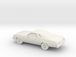 1/87 1973 Chevrolet Malibu Classic Coupe in White Natural Versatile Plastic