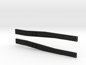 Rear Frame Cradles in Black Natural Versatile Plastic