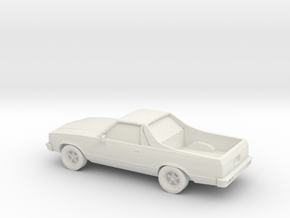 1/87 1981 Chevy El Camino  in White Natural Versatile Plastic