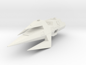 Wing Commander Kilrathi Ralarrd-Class Light Destro in White Natural Versatile Plastic