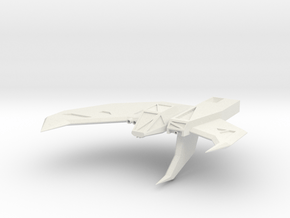 Wing Commander Kilrathy Strakha MK2 in White Natural Versatile Plastic