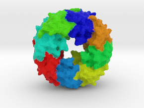 Ebola Matrix Protein (VP40) in Full Color Sandstone