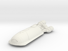 CSS-1 Corellian Star Shuttle in White Natural Versatile Plastic