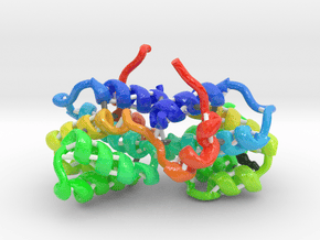 Ebola Viral Protein (VP30) in Glossy Full Color Sandstone