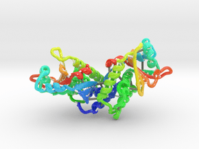 Ebola Viral Protein (VP24) in Glossy Full Color Sandstone