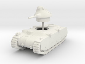 1/72 G1R French tank in White Natural Versatile Plastic