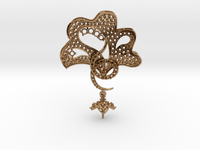 Pendant with three parts PS001000010 in Polished Brass