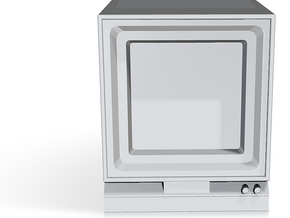 Printle Thing Old Monitor - 1/24 in White Natural Versatile Plastic