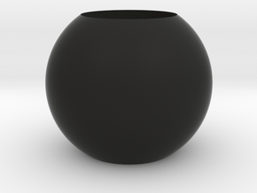 Acoustic Sphere (22mm mic) (40mm diameter) in Black Natural Versatile Plastic