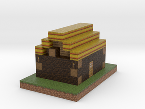 Minecraft Godes Pioner House in Full Color Sandstone