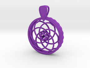 FlexPendant For Beads in Purple Processed Versatile Plastic