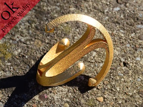 einflach redux II in Polished Gold Steel