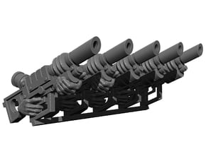 Laser Rifle Weapons Pack in Smooth Fine Detail Plastic