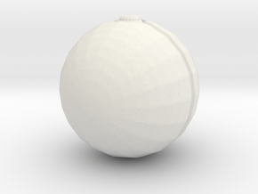 Pokeball in White Natural Versatile Plastic