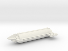 Omni Scale Tholian Small Freighter SRZ in White Natural Versatile Plastic
