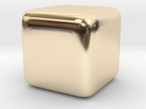 justCube in 14K Yellow Gold