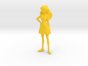 1/24 Asuka Langley in Yellow Dress in Yellow Processed Versatile Plastic