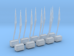 1/48 USN Windshield Windscreen Wiper Set in Tan Fine Detail Plastic
