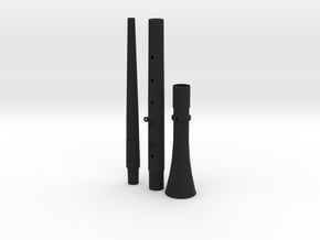 Simplified MIM2609 Rottenburgh oboe in Black Natural Versatile Plastic