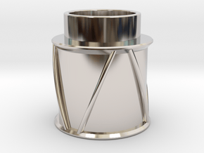 Snare in Rhodium Plated Brass