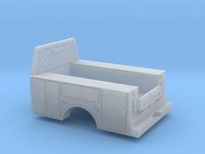 Standard Full Box Truck Bed W Cab Guard 1-87 HO Sc in Tan Fine Detail Plastic