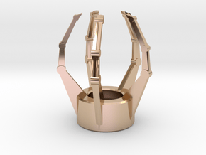 Claw Emitter in 14k Rose Gold