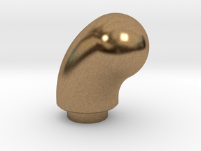 Curved Pommel in Natural Brass