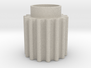 Round Tooth Gear in Natural Sandstone