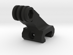 GOPRO mount 22mm system in Black Natural Versatile Plastic