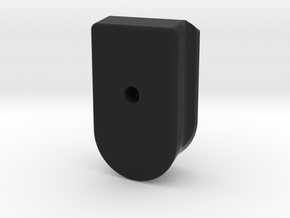 PPQ base plate extended + fill hole in Black Natural Versatile Plastic