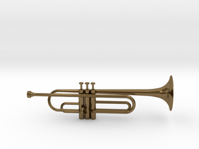 Trumpet Pendant in Polished Bronze
