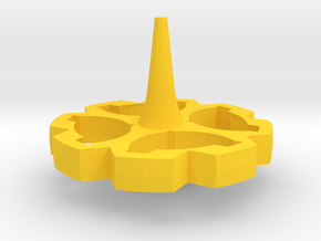 Flower Top in Yellow Processed Versatile Plastic