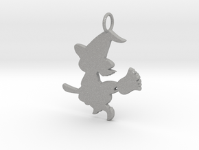 Cartoon Witch Cute Halloween Pendant Charm in Aluminum