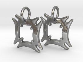 Hafinkra Charms (pair) in Natural Silver