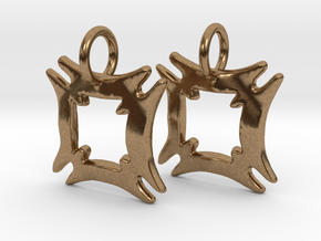 Hafinkra Charms (pair) in Natural Brass