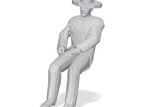 Carriage Driver in Tan Fine Detail Plastic