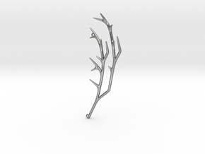 Delicate Branches Pendant in Natural Silver