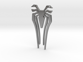 Spidey PS4 Front Logo in Natural Silver