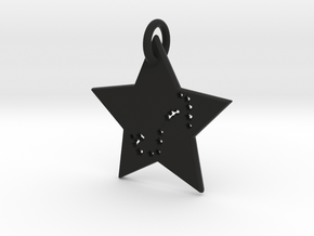 Scorpio Constellation Pendant in Black Natural Versatile Plastic