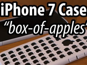 iPhone 7 Slim Case - Box of Apples in Tan Fine Detail Plastic