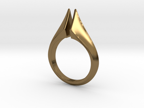 Torc Ring in Polished Bronze: 8 / 56.75