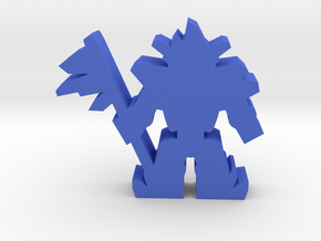 Game Piece, Crystal Alien Brute in Blue Processed Versatile Plastic