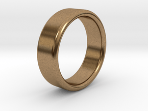 Ring_18.5mm_x_2mm_x_7mm in Natural Brass