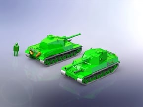Japanese Type 5 Chi Ri Medium Tank 1/160 N-Scale in Tan Fine Detail Plastic