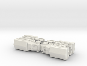 s. Wehrmachtsschlepper w. Plank Bed 1/1160 N-Scale in White Natural Versatile Plastic