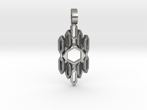 Auric Shield (Curved) in Natural Silver
