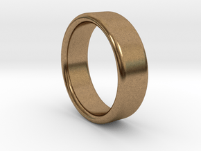 Ring_19mm_x_2mm_x_7mm in Natural Brass